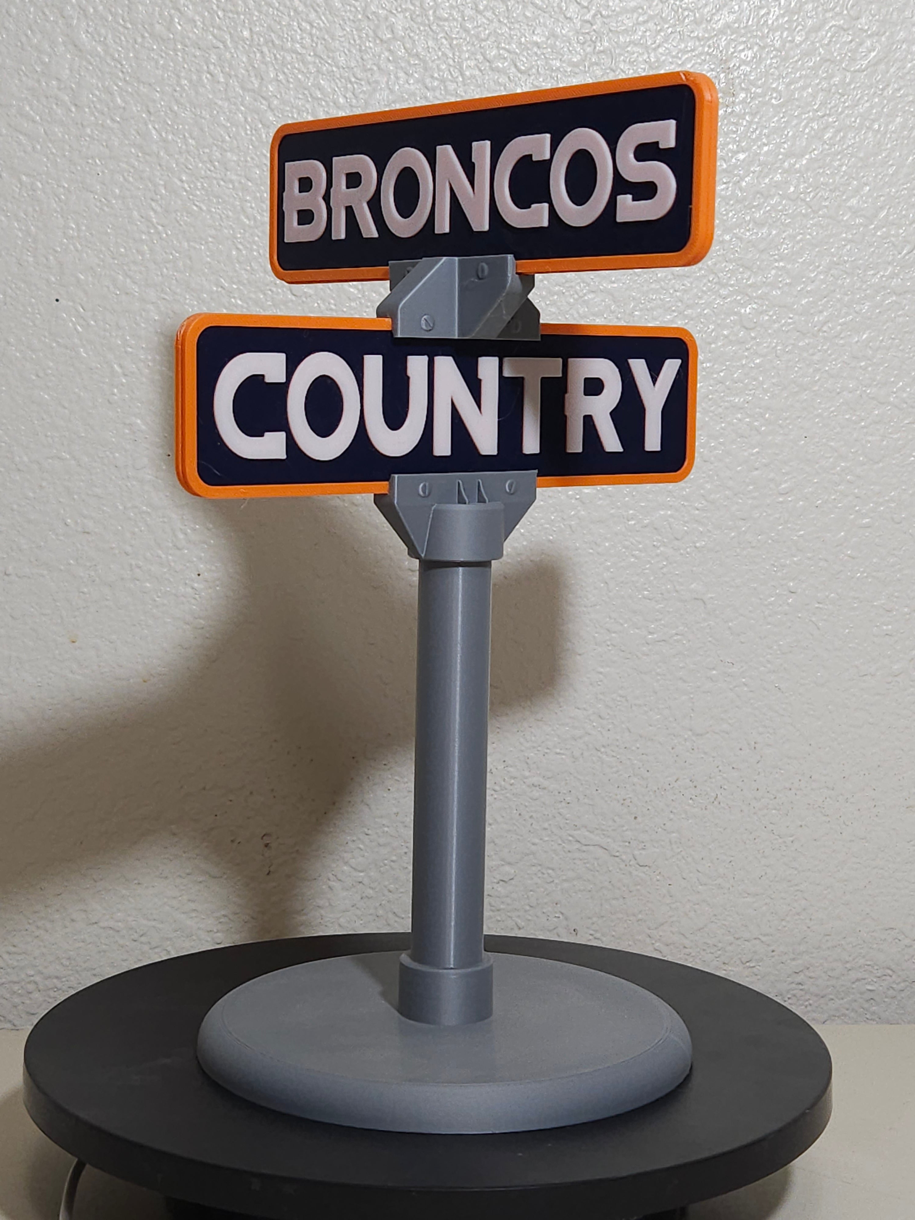 Custom 3d Printed Sports Team Street Sign