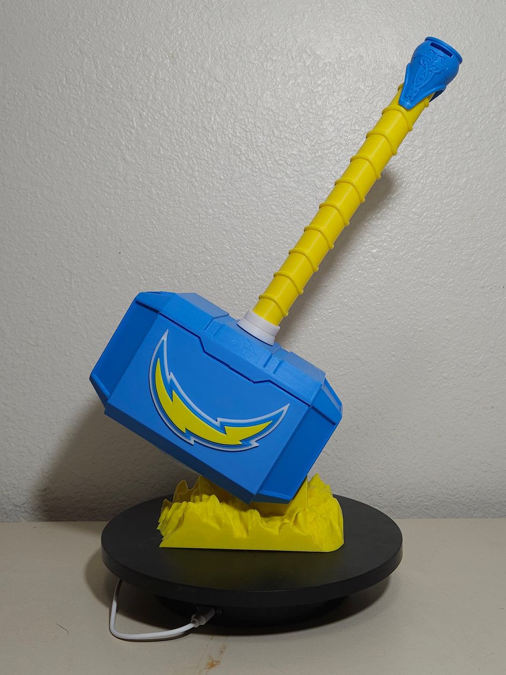 Custom 3D Printed Sports Thor Hammer - Team Logo Edition