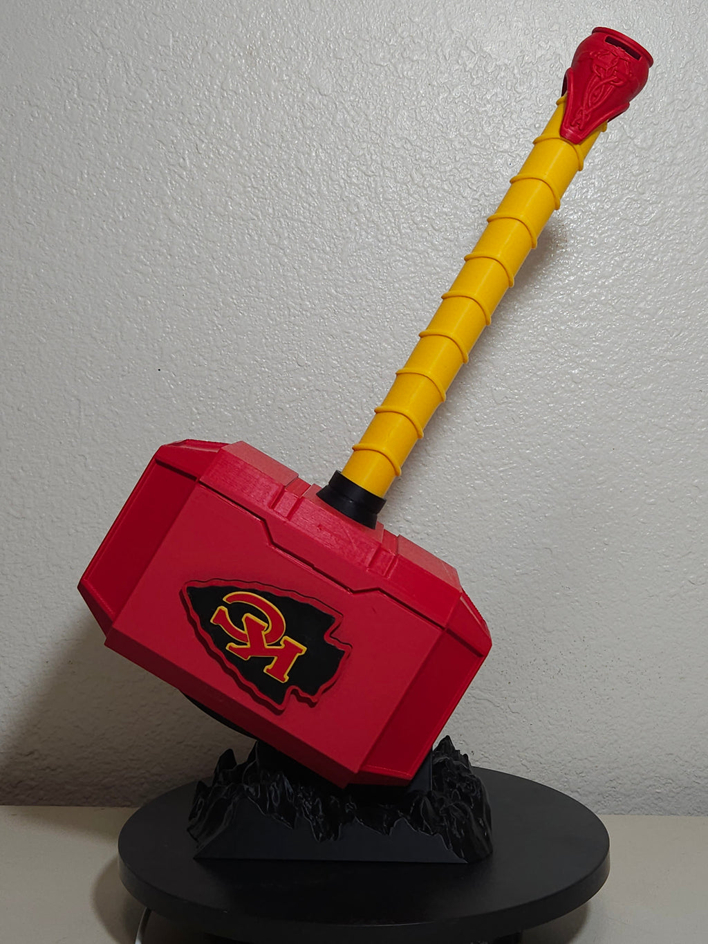 Custom 3D Printed Sports Thor Hammer - Team Logo Edition
