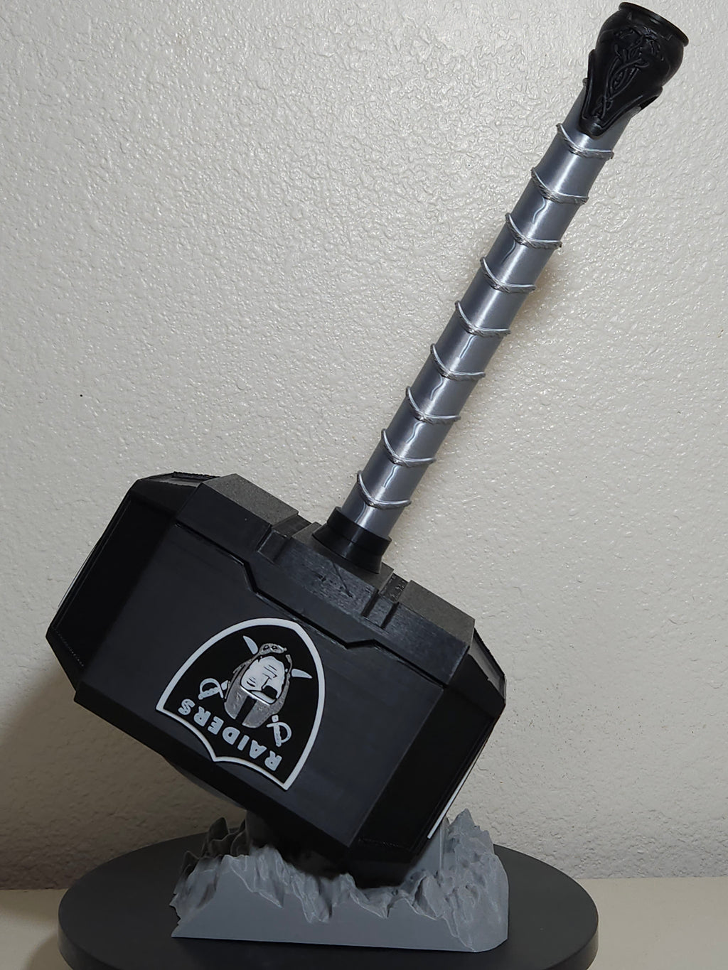 Custom 3D Printed Sports Thor Hammer - Team Logo Edition