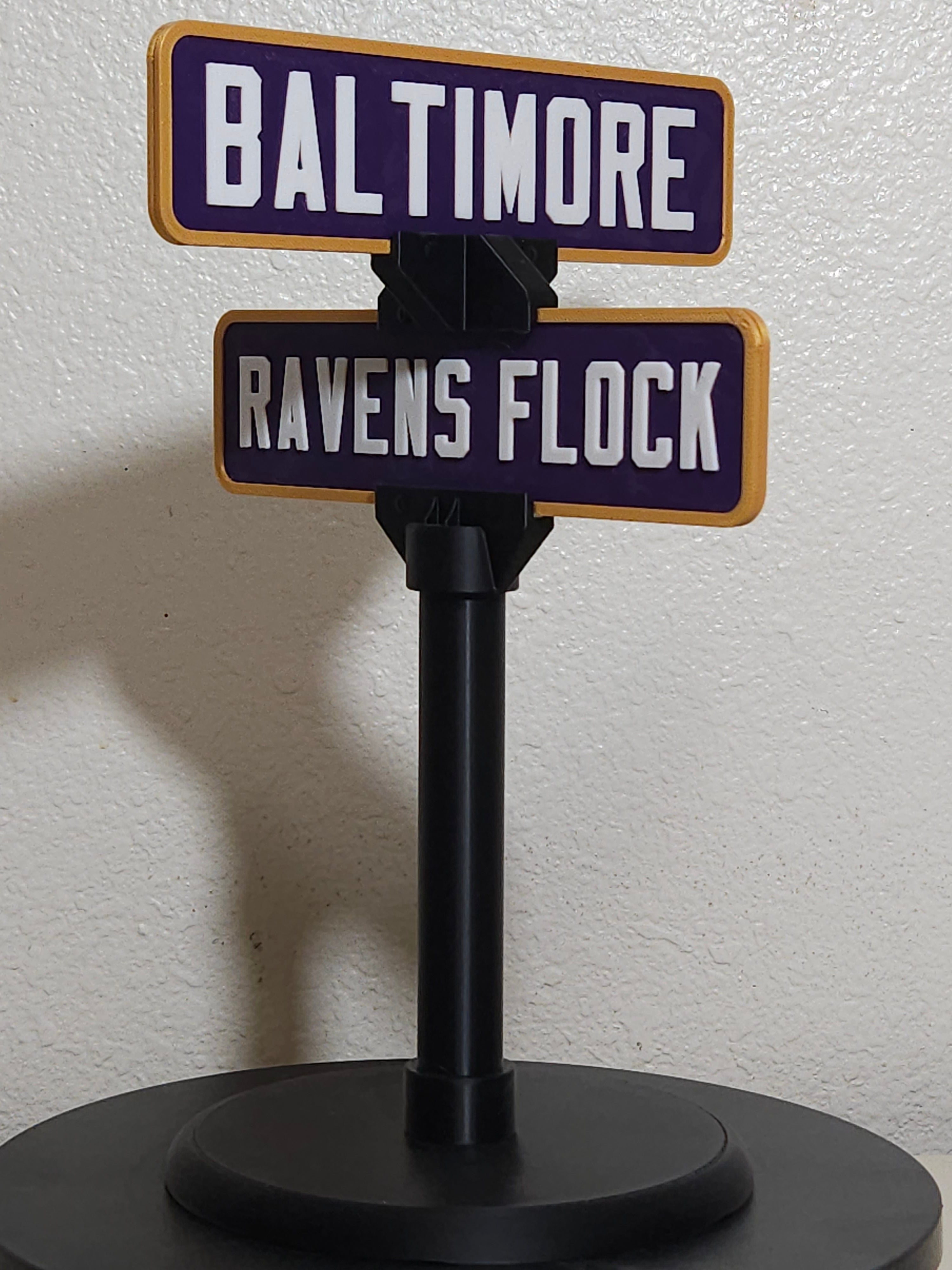 Custom 3d Printed Sports Team Street Sign