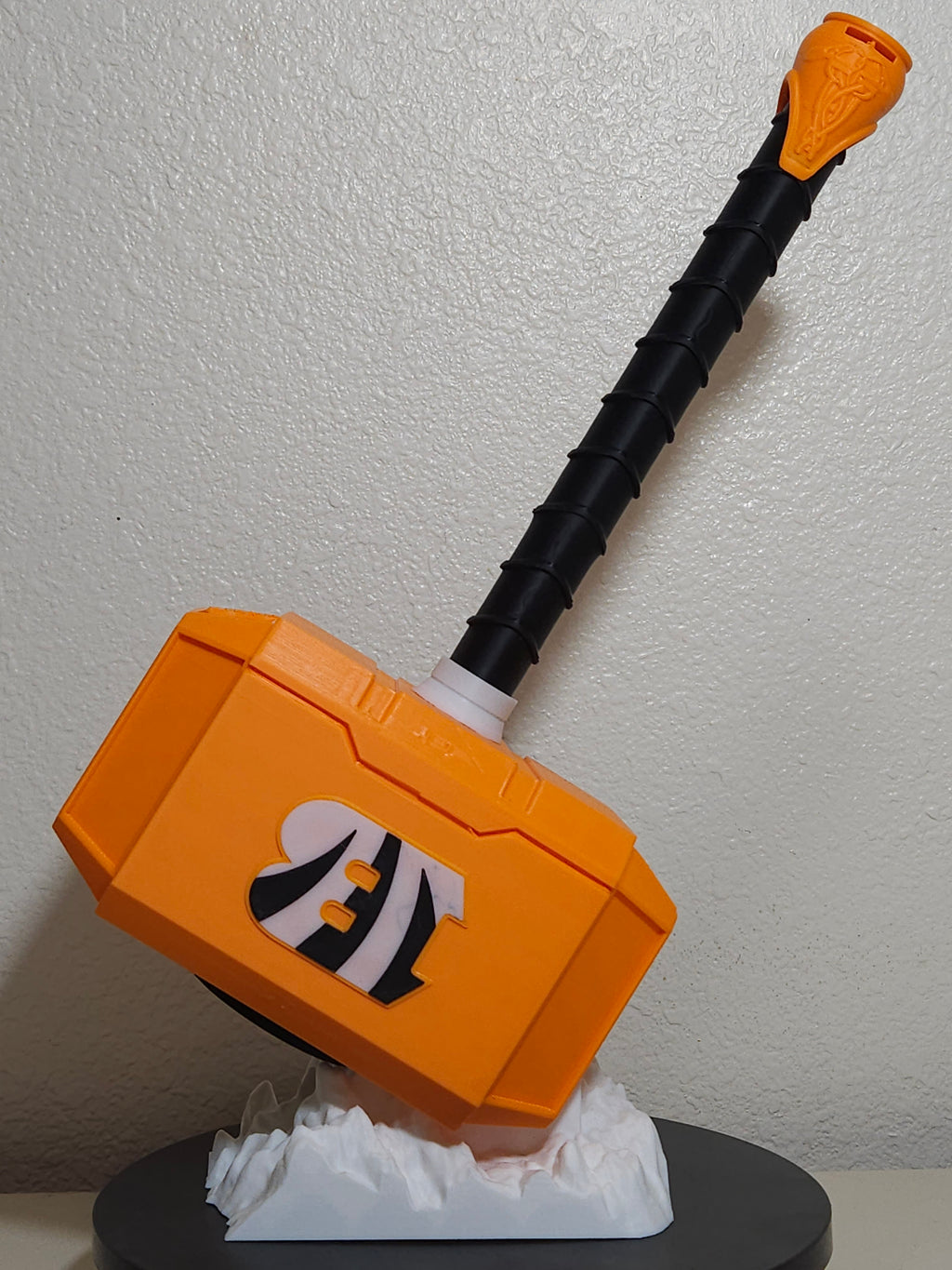 Custom 3D Printed Sports Thor Hammer - Team Logo Edition