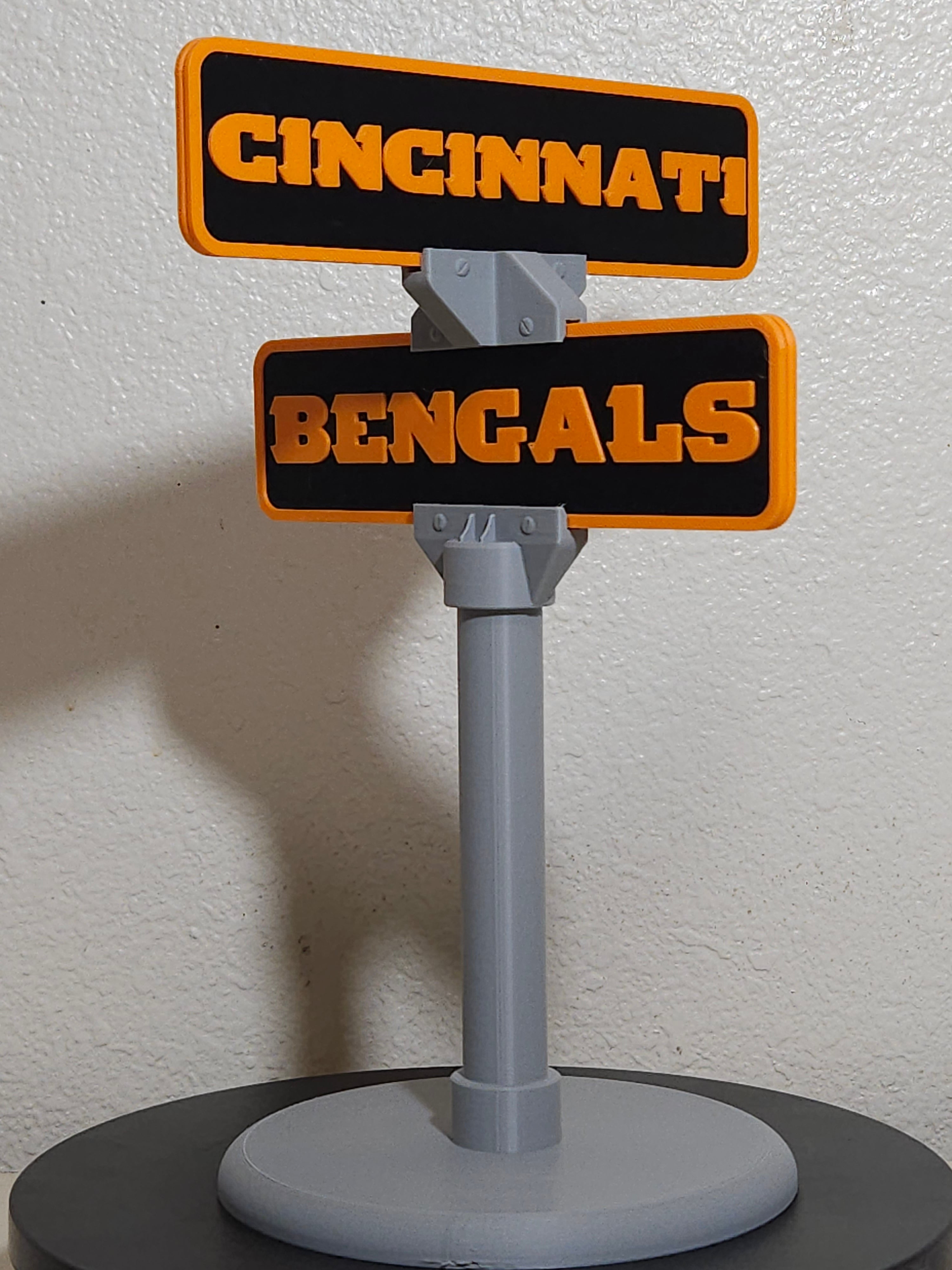 Custom 3d Printed Sports Team Street Sign