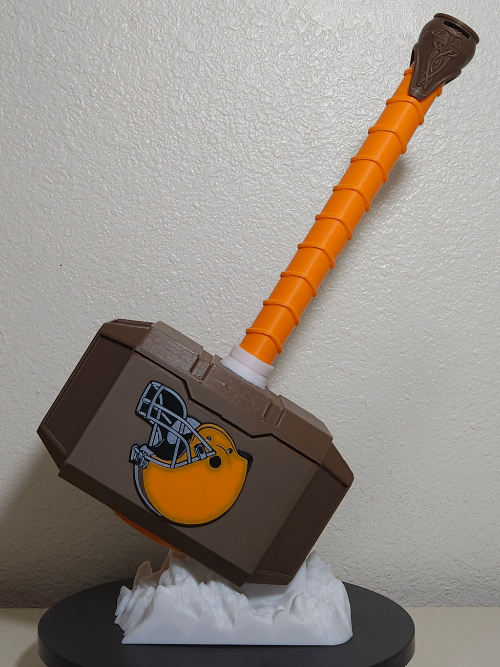 Custom 3D Printed Sports Thor Hammer - Team Logo Edition