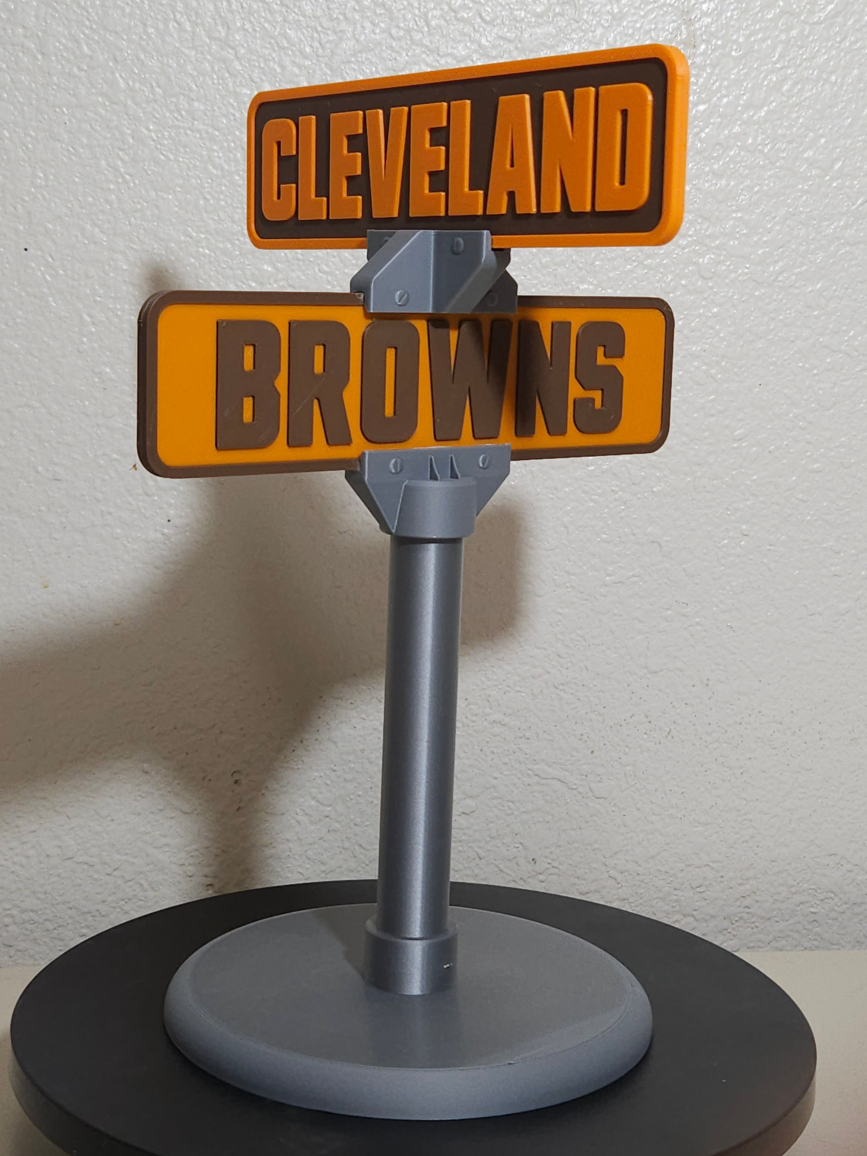 Custom 3d Printed Sports Team Street Sign