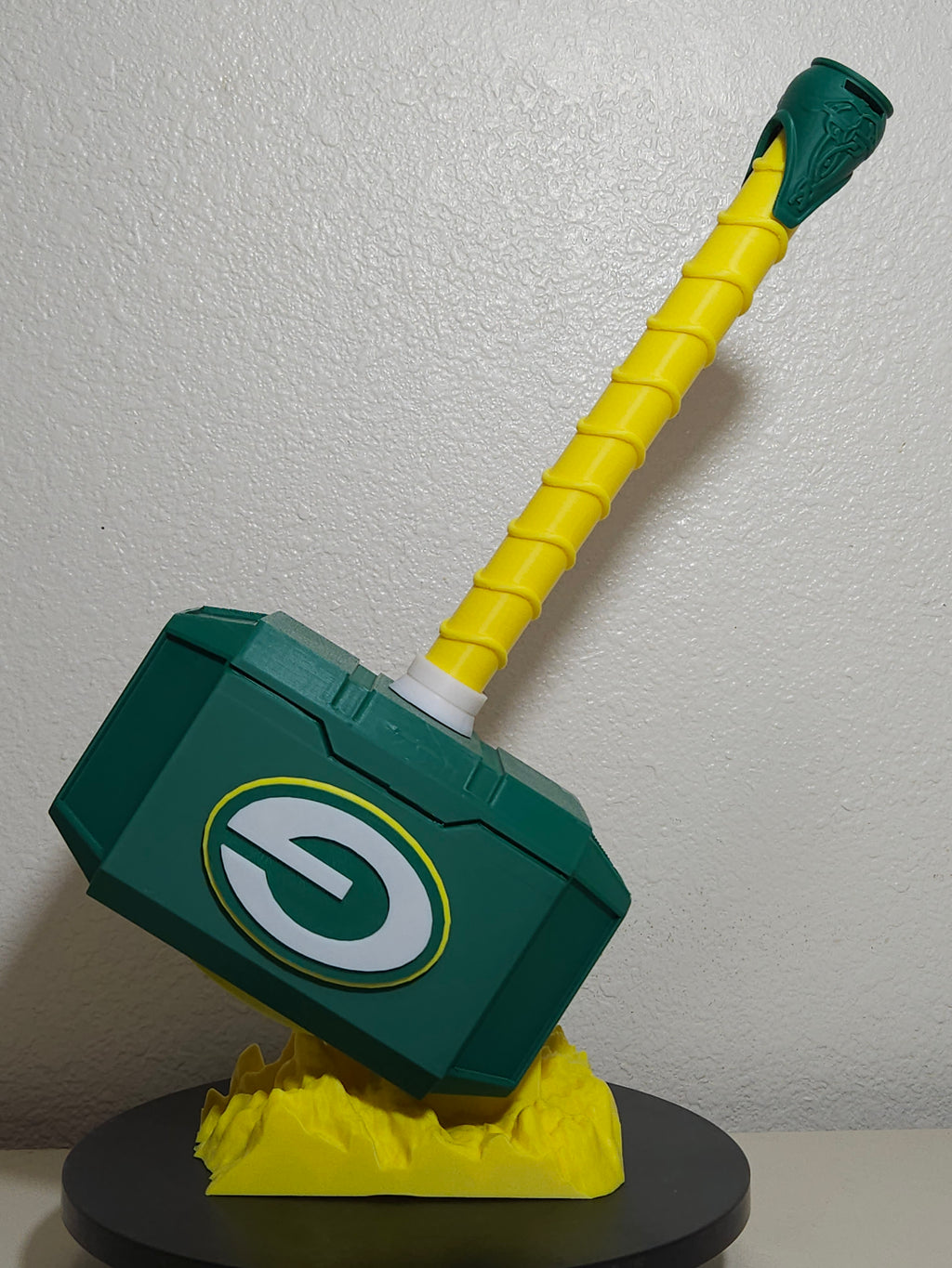 Custom 3D Printed Sports Thor Hammer - Team Logo Edition