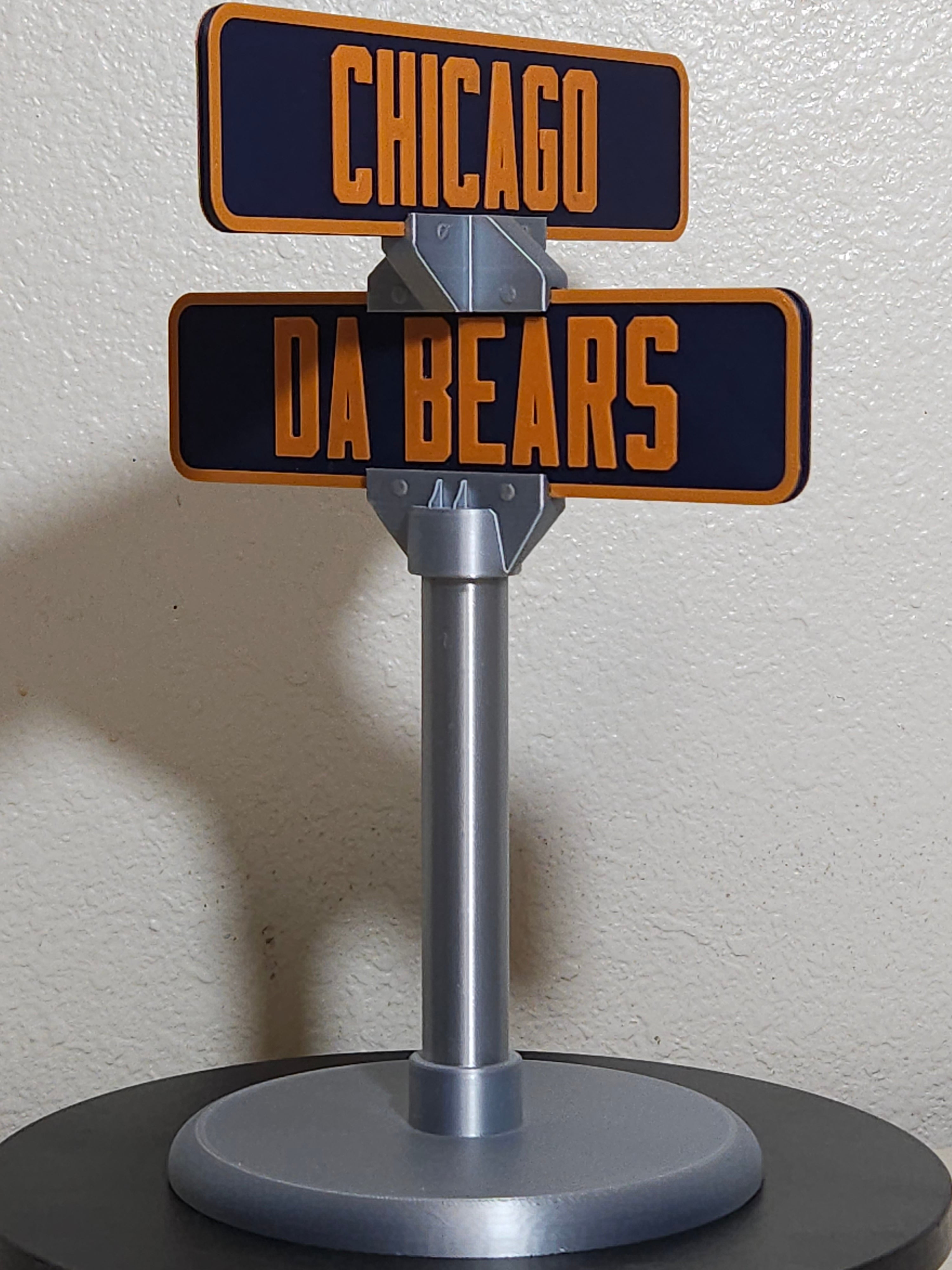 Custom 3d Printed Sports Team Street Sign