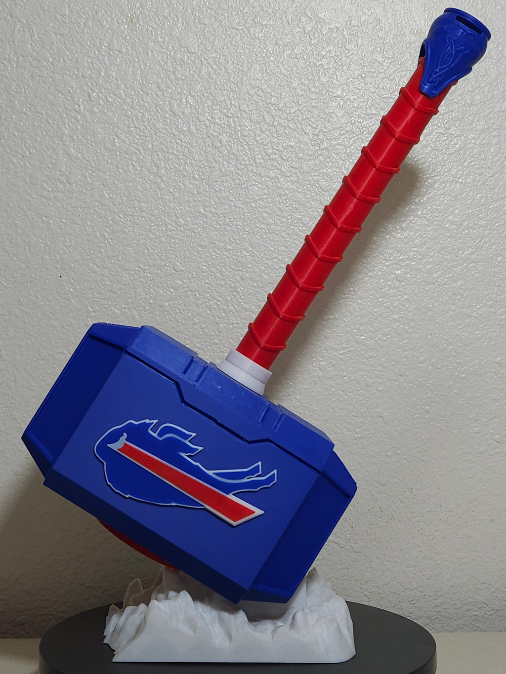 Custom 3D Printed Sports Thor Hammer - Team Logo Edition