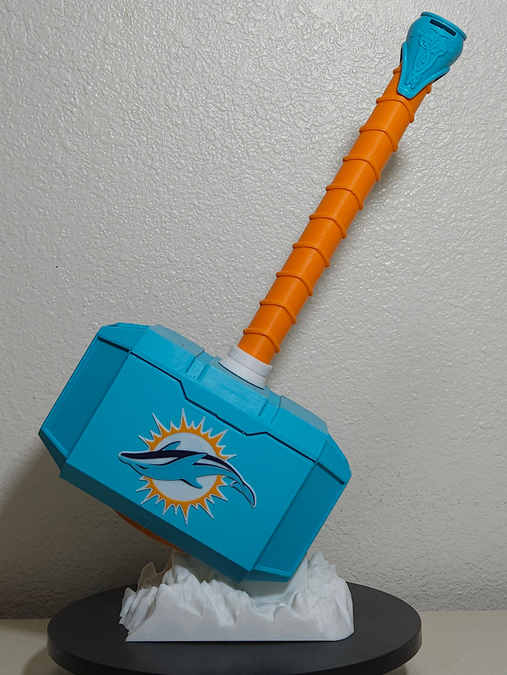 Custom 3D Printed Sports Thor Hammer - Team Logo Edition