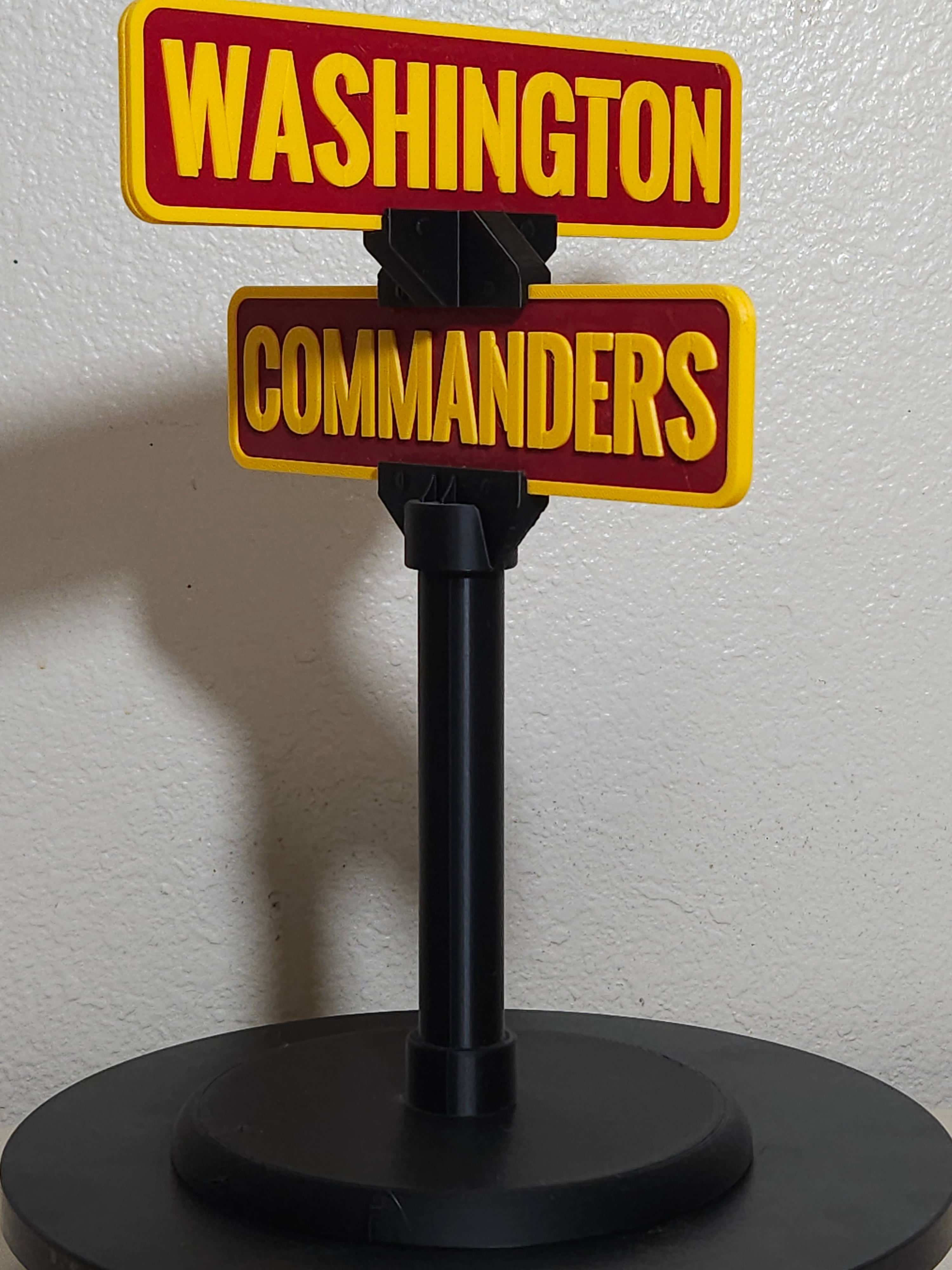 Custom 3d Printed Sports Team Street Sign