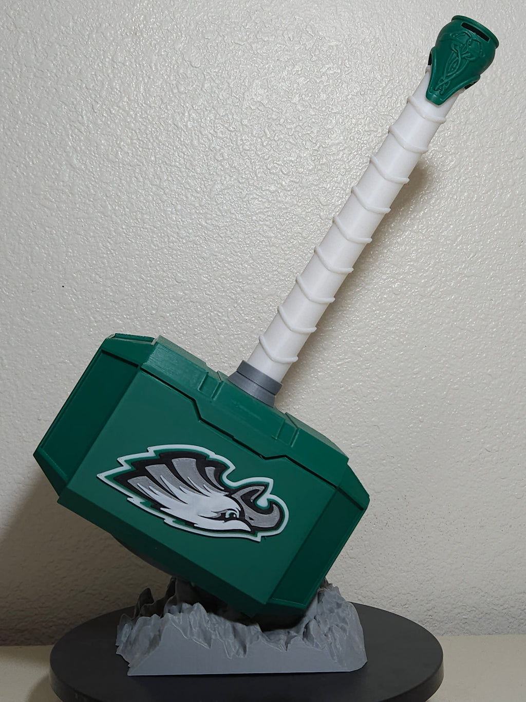 Custom 3D Printed Sports Thor Hammer - Team Logo Edition