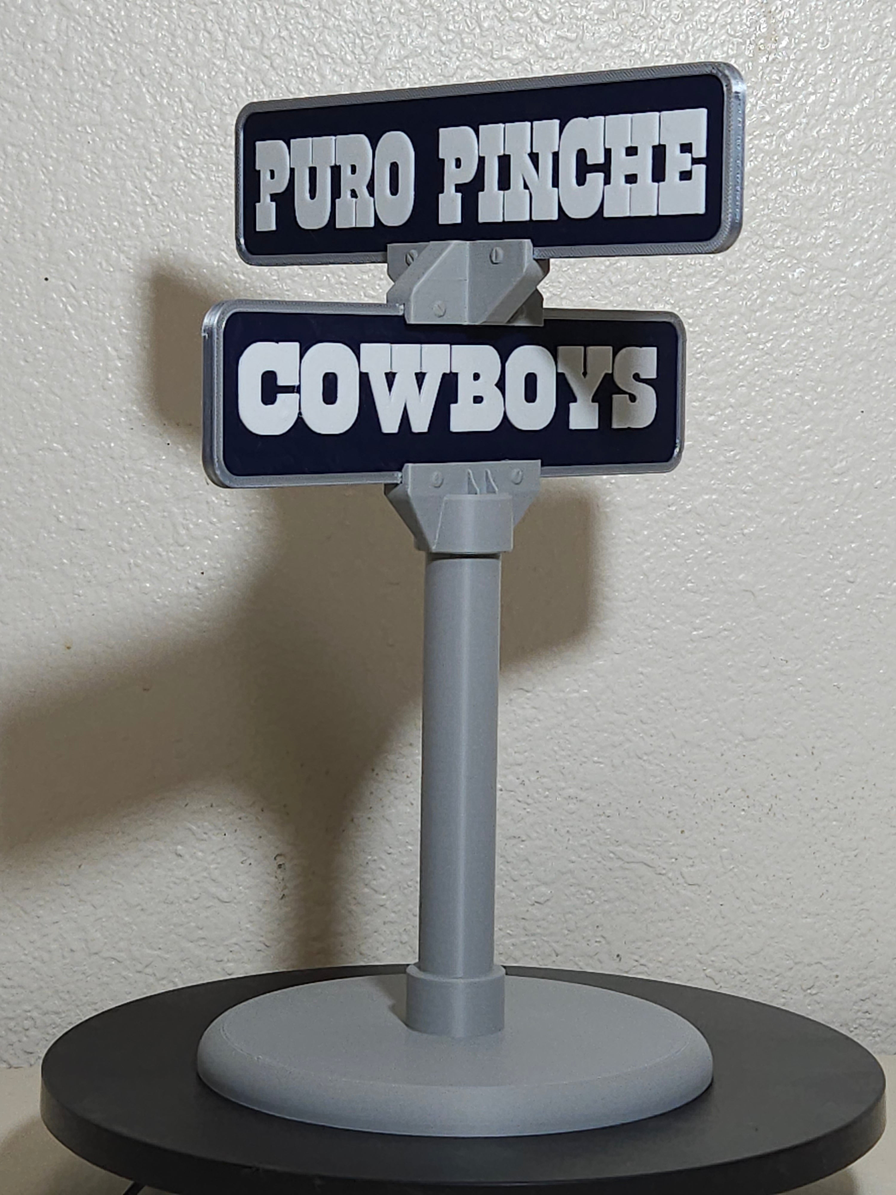 Custom 3d Printed Sports Team Street Sign