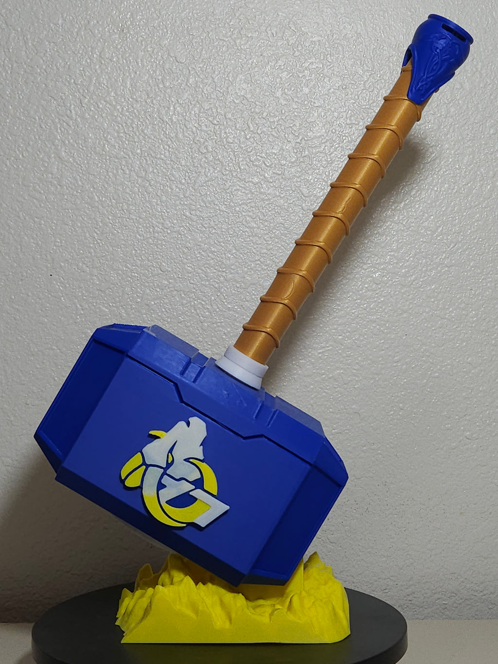 Custom 3D Printed Sports Thor Hammer - Team Logo Edition