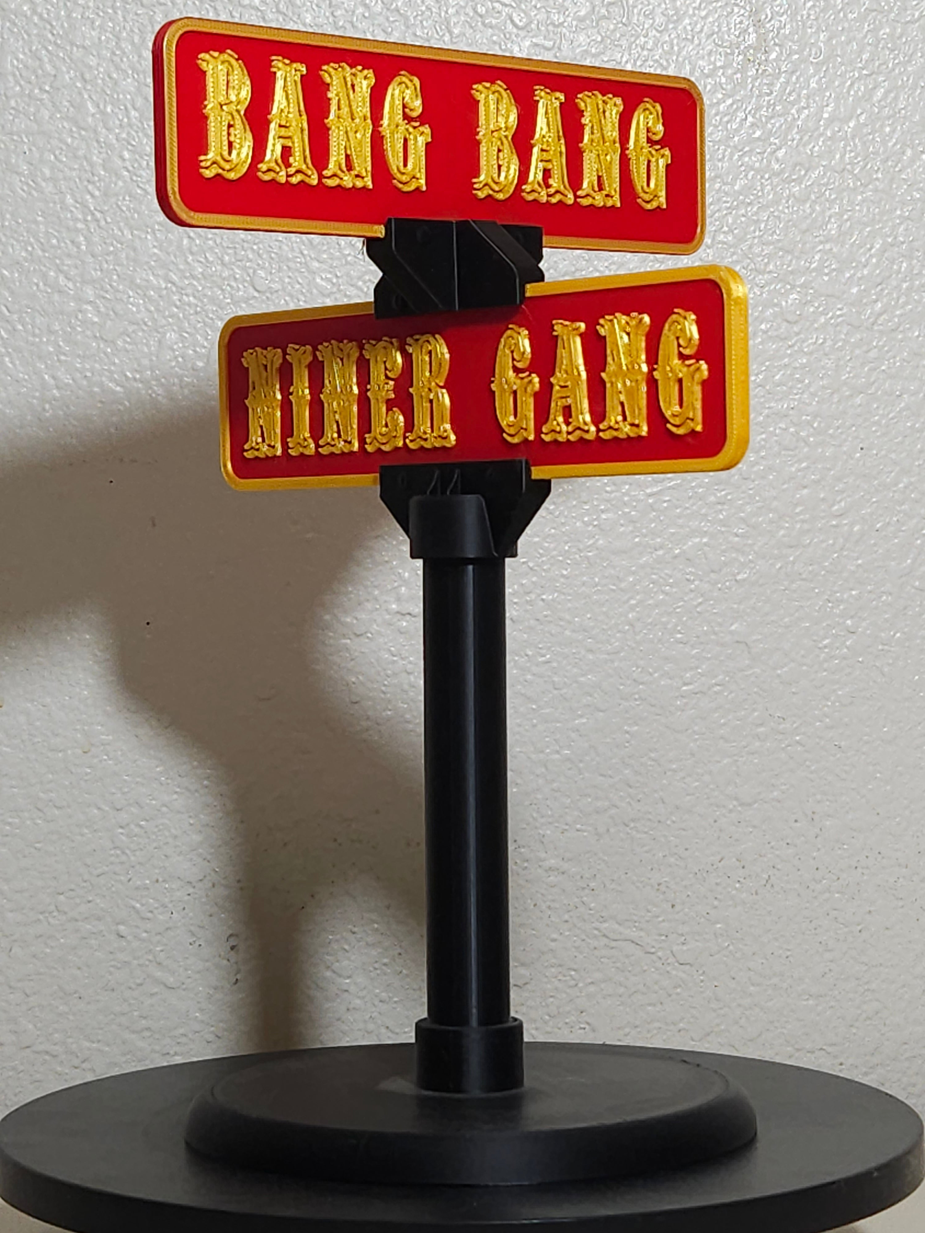 Custom 3d Printed Sports Team Street Sign