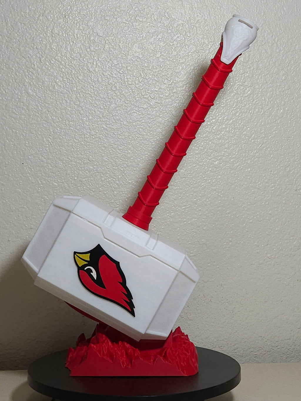 Custom 3D Printed Sports Thor Hammer - Team Logo Edition