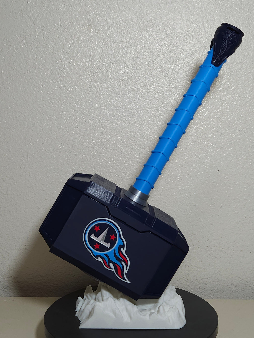 Custom 3D Printed Sports Thor Hammer - Team Logo Edition