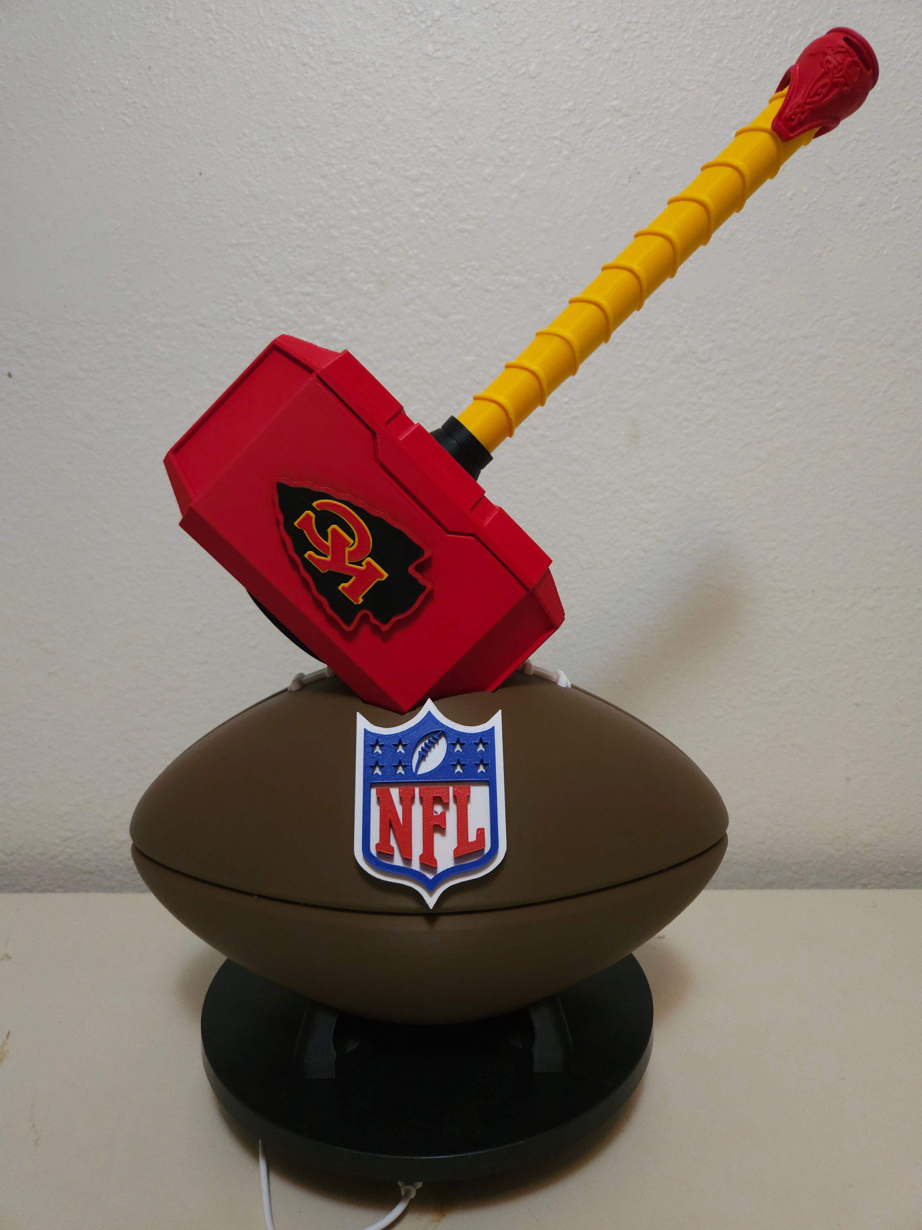 3D Printed Full Size Alternative Sports Thor Hammer Stand