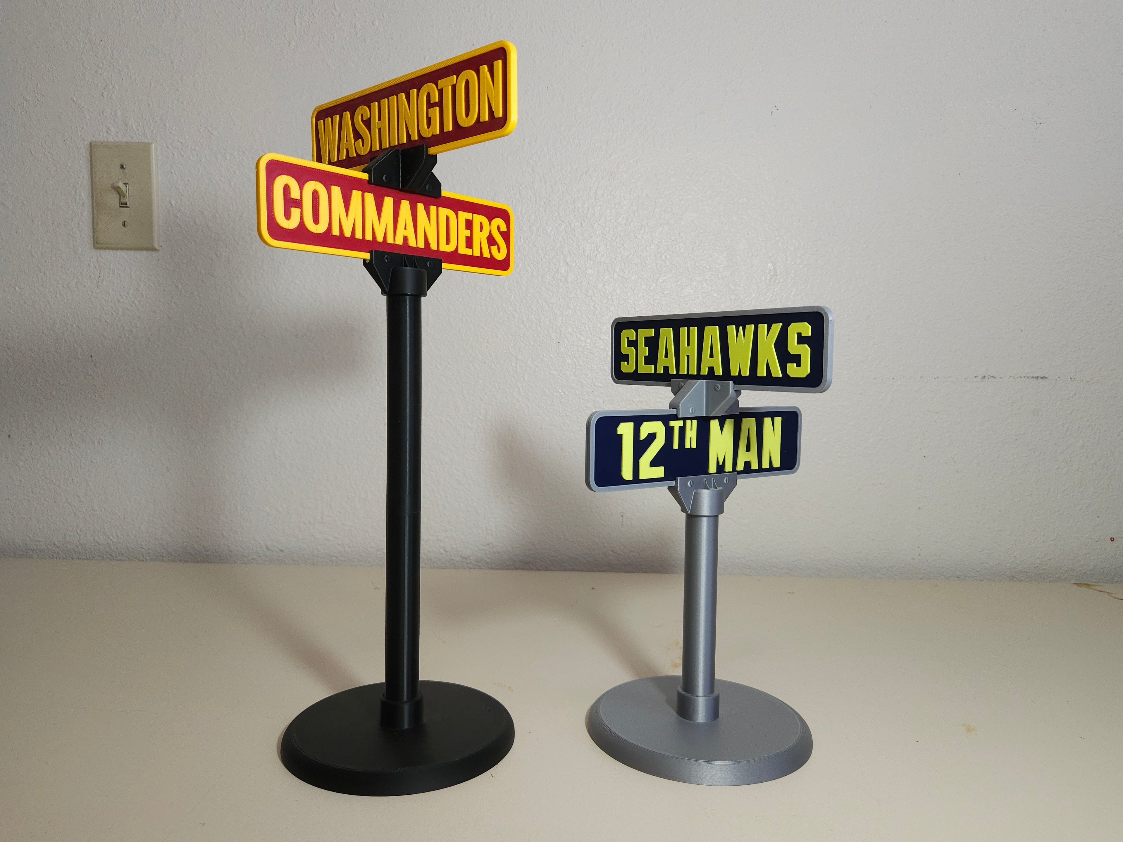 3D Printed Street Sign Extension - 5 Inch Height Extender