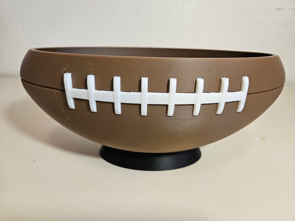 3D Printed NFL Team Football Snack Bowl