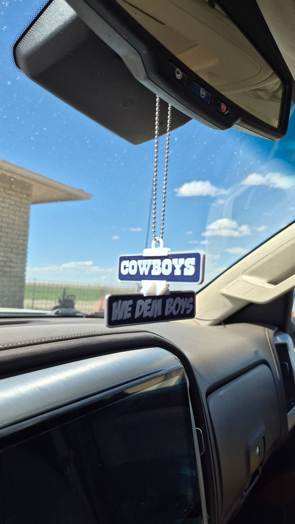 Custom 3D Printed Mini Street Sign Car Charm