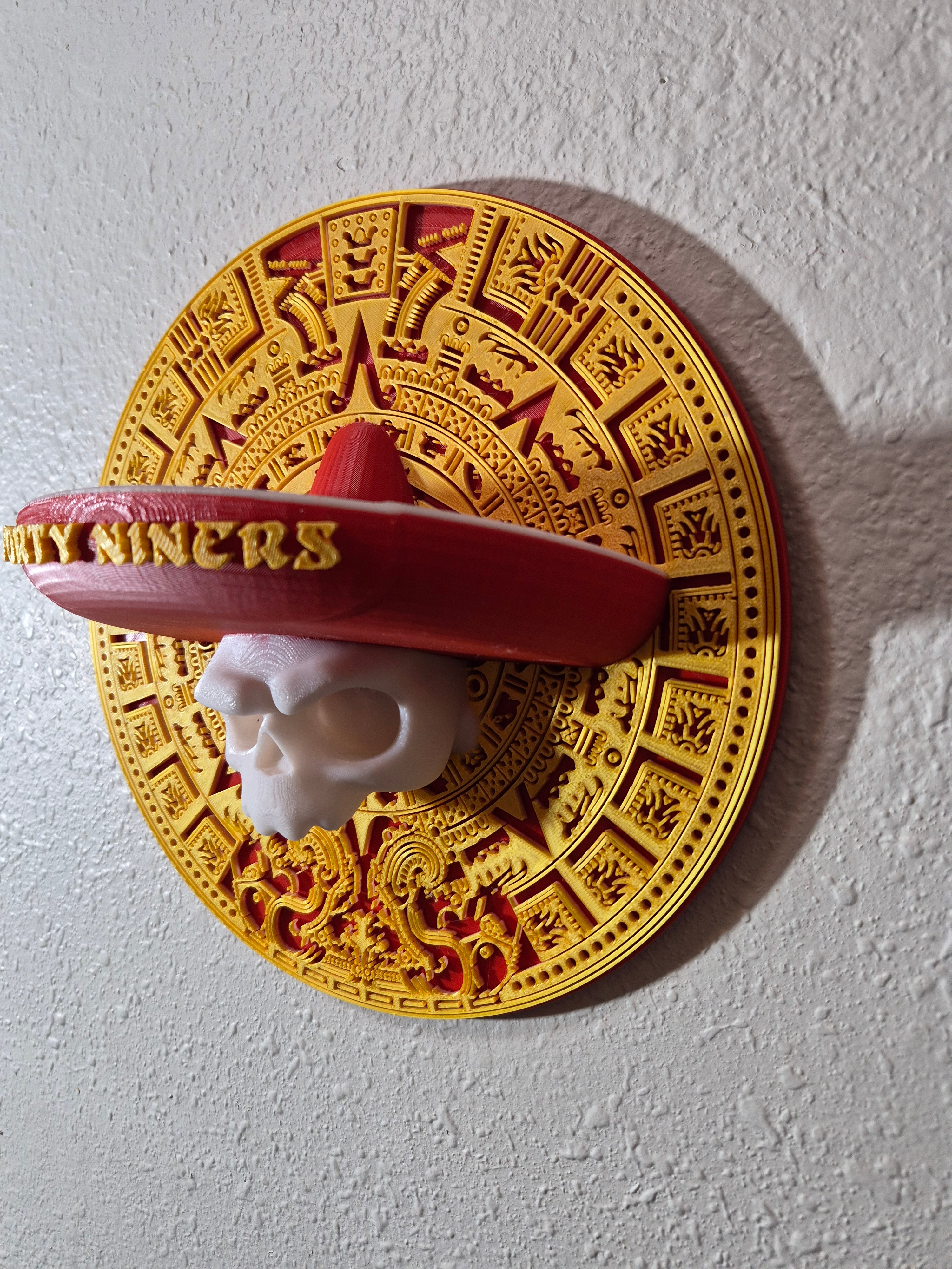 Aztec Calavera Calendar