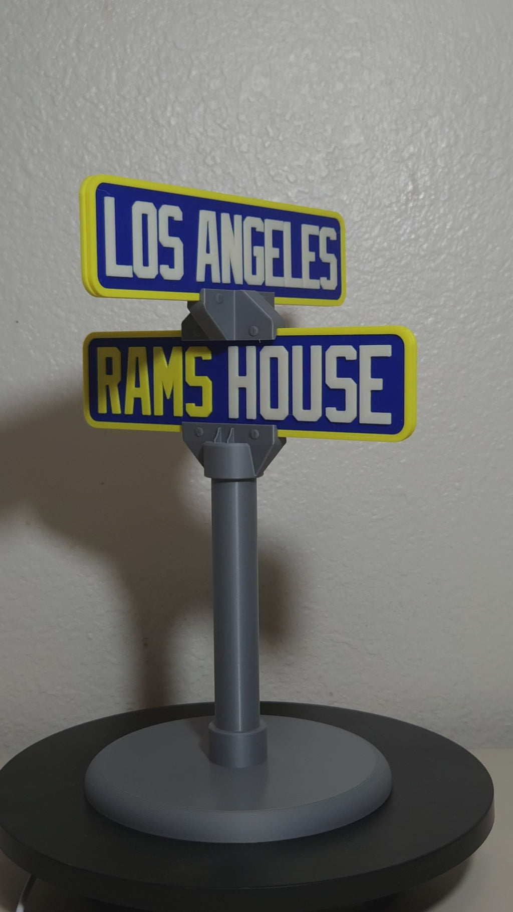 Custom 3d Printed Sports Team Street Sign