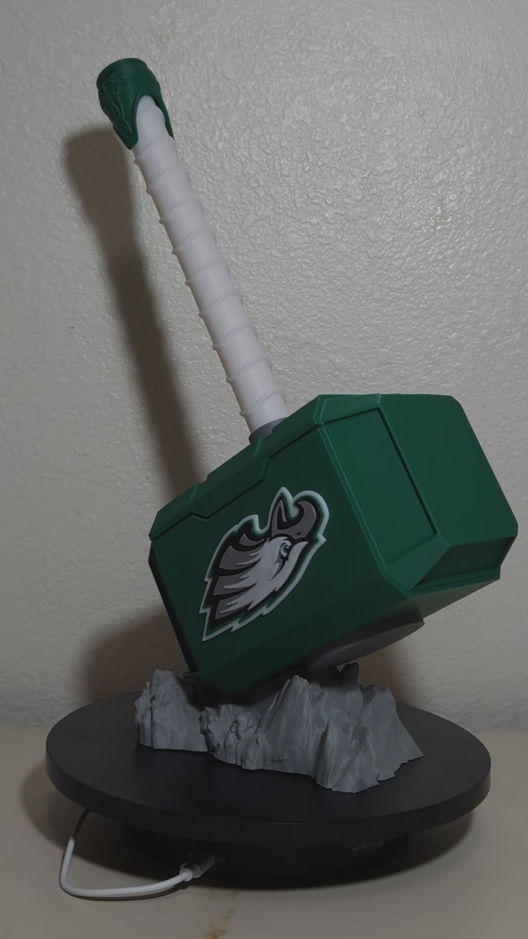 Custom 3D Printed Sports Thor Hammer - Team Logo Edition
