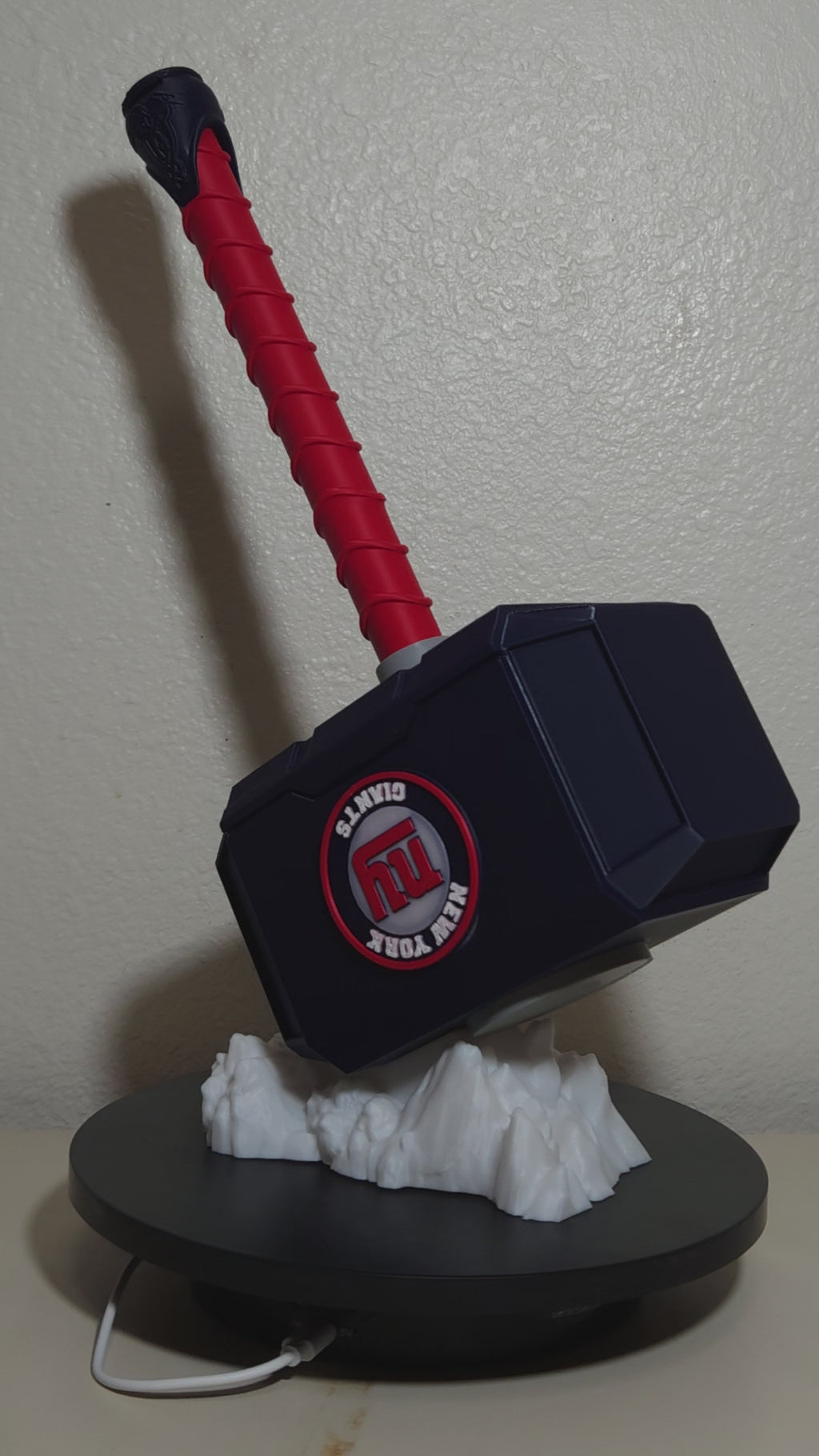 Custom 3D Printed Sports Thor Hammer - Team Logo Edition