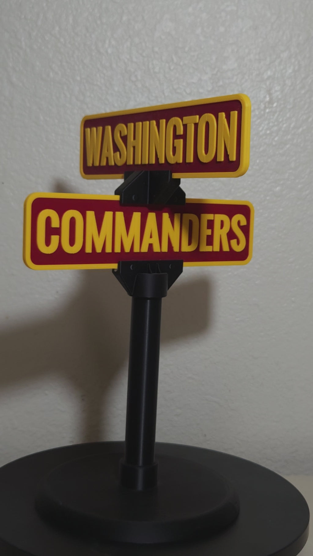 Custom 3d Printed Sports Team Street Sign