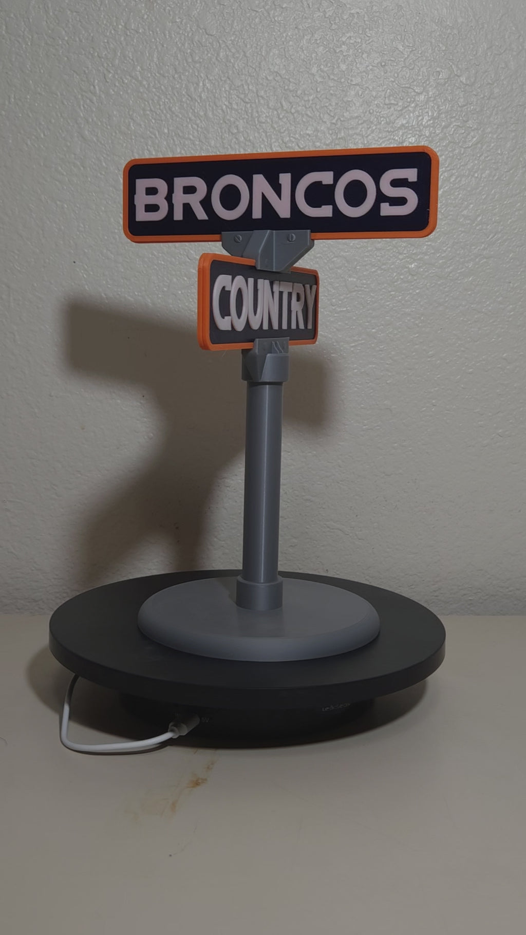 Custom 3d Printed Sports Team Street Sign