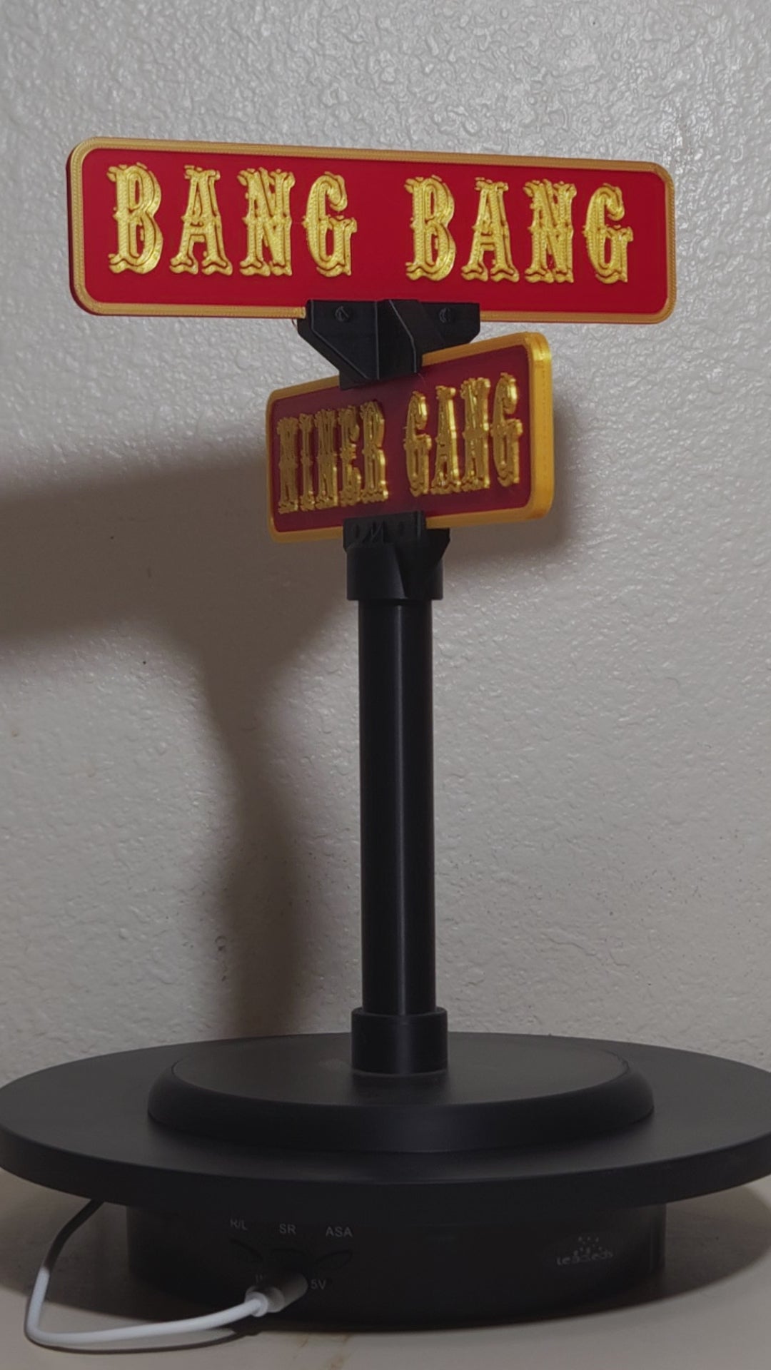 Custom 3d Printed Sports Team Street Sign