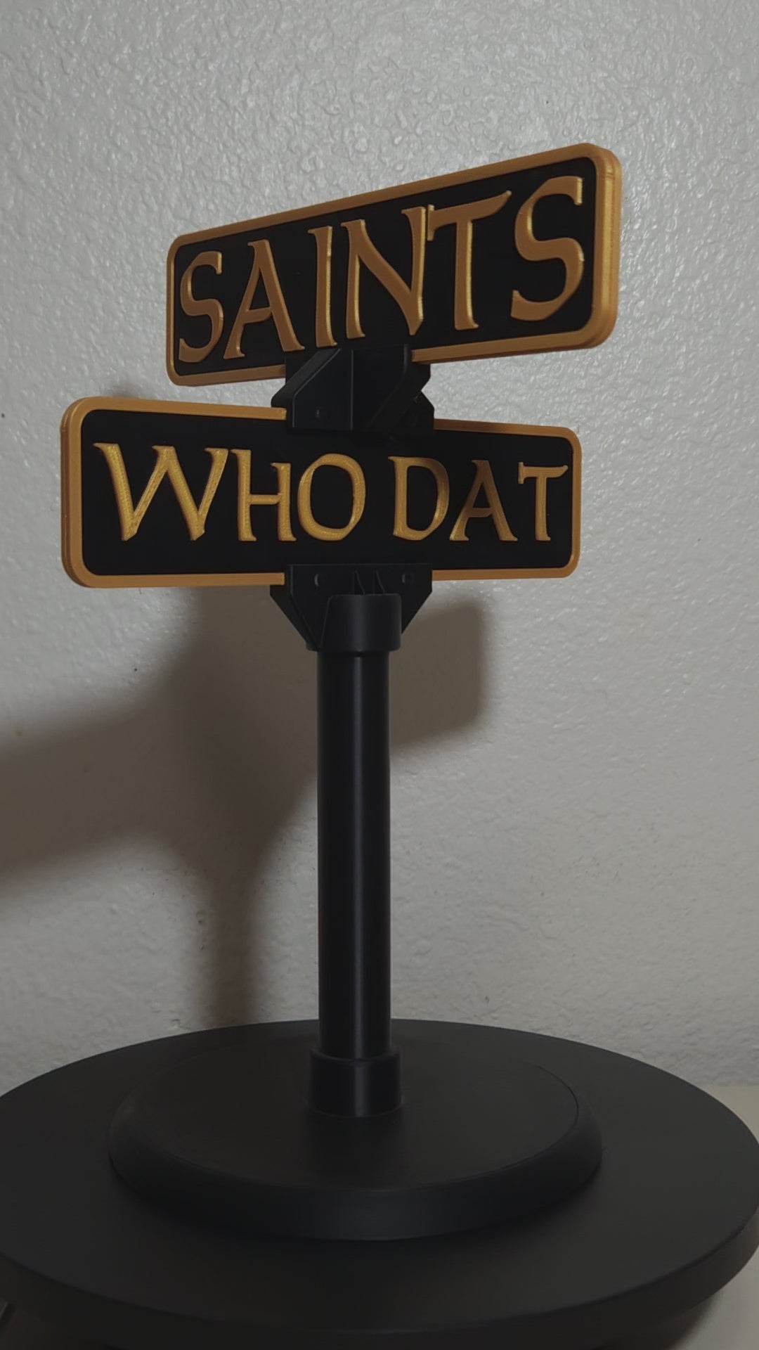 Custom 3d Printed Sports Team Street Sign