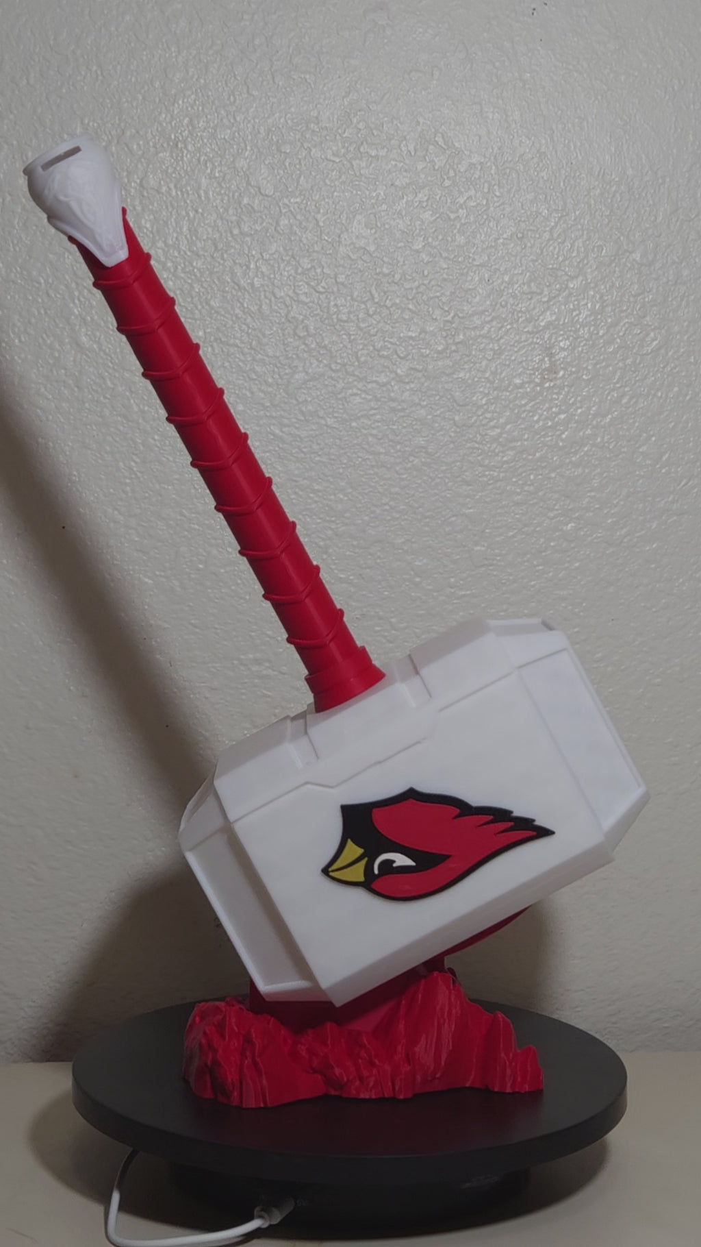 Custom 3D Printed Sports Thor Hammer - Team Logo Edition