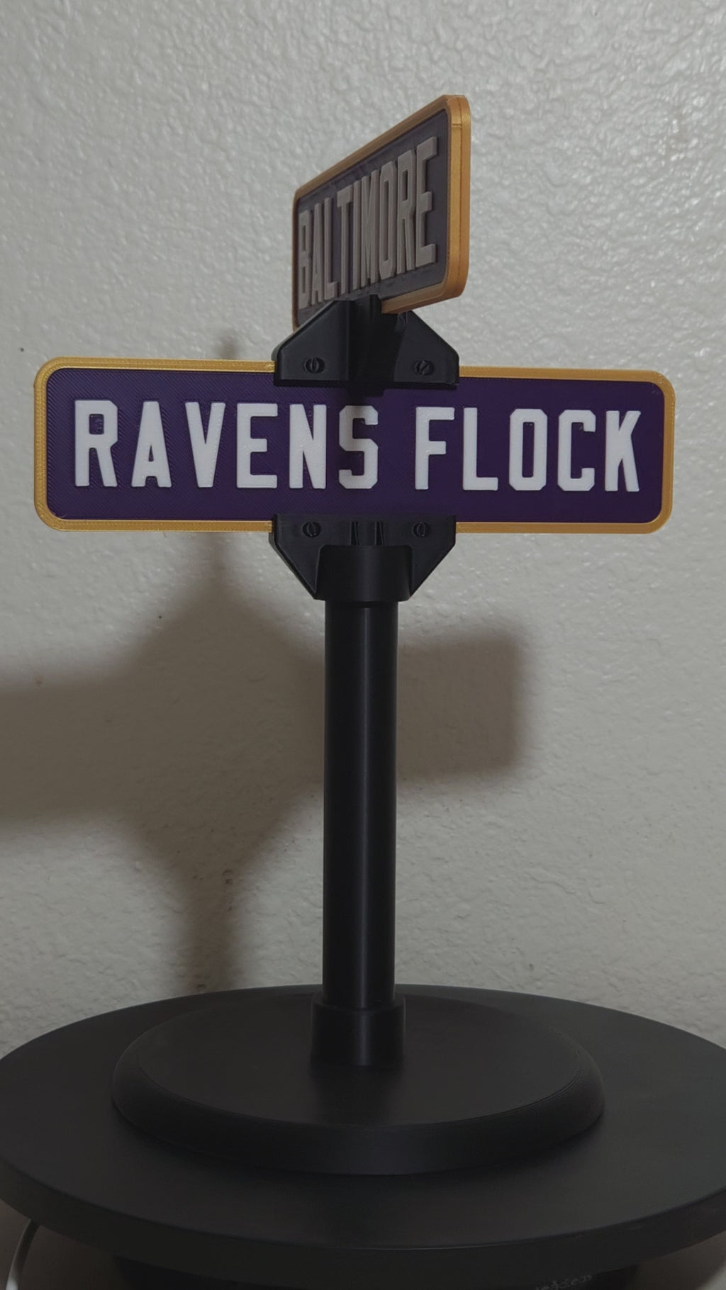 Custom 3d Printed Sports Team Street Sign