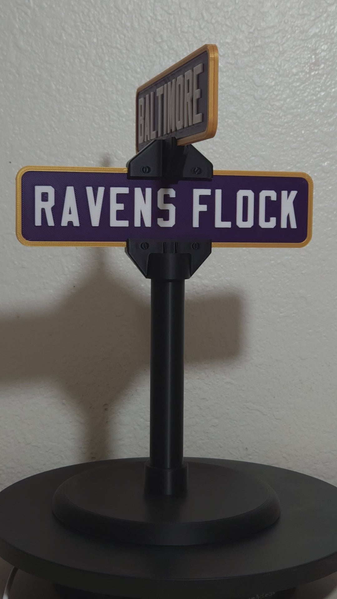 Custom 3d Printed Sports Team Street Sign